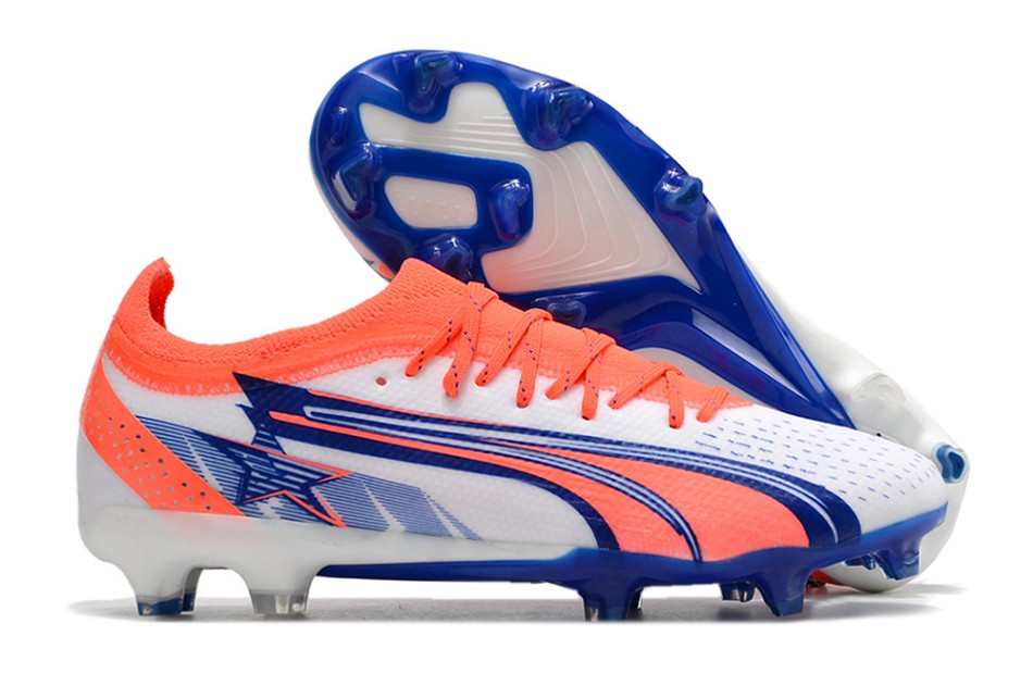 Puma Ultra Ultimate FG - blanc bleu rose